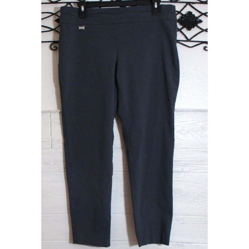 Alfani Women's Tapered Dress Pants Size 14P Gray